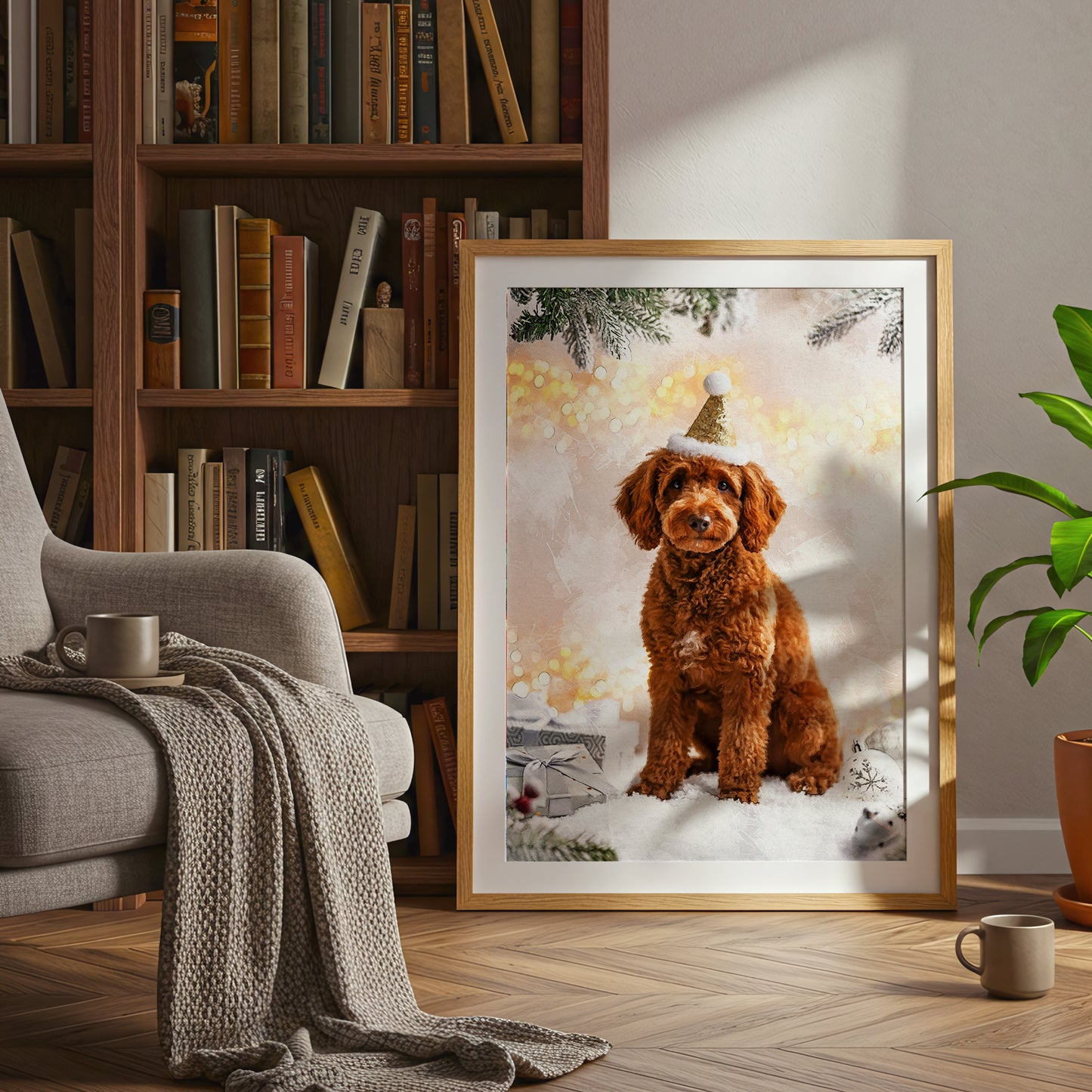 Коледен персонализиран портрет. Код:24