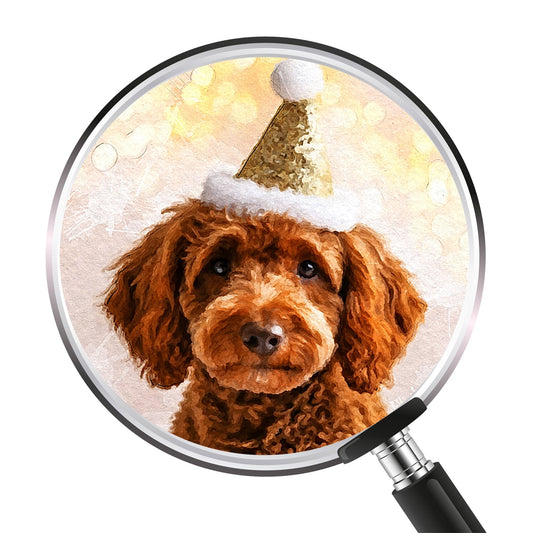 Коледен персонализиран портрет. Код: 34 - Artpawstudio