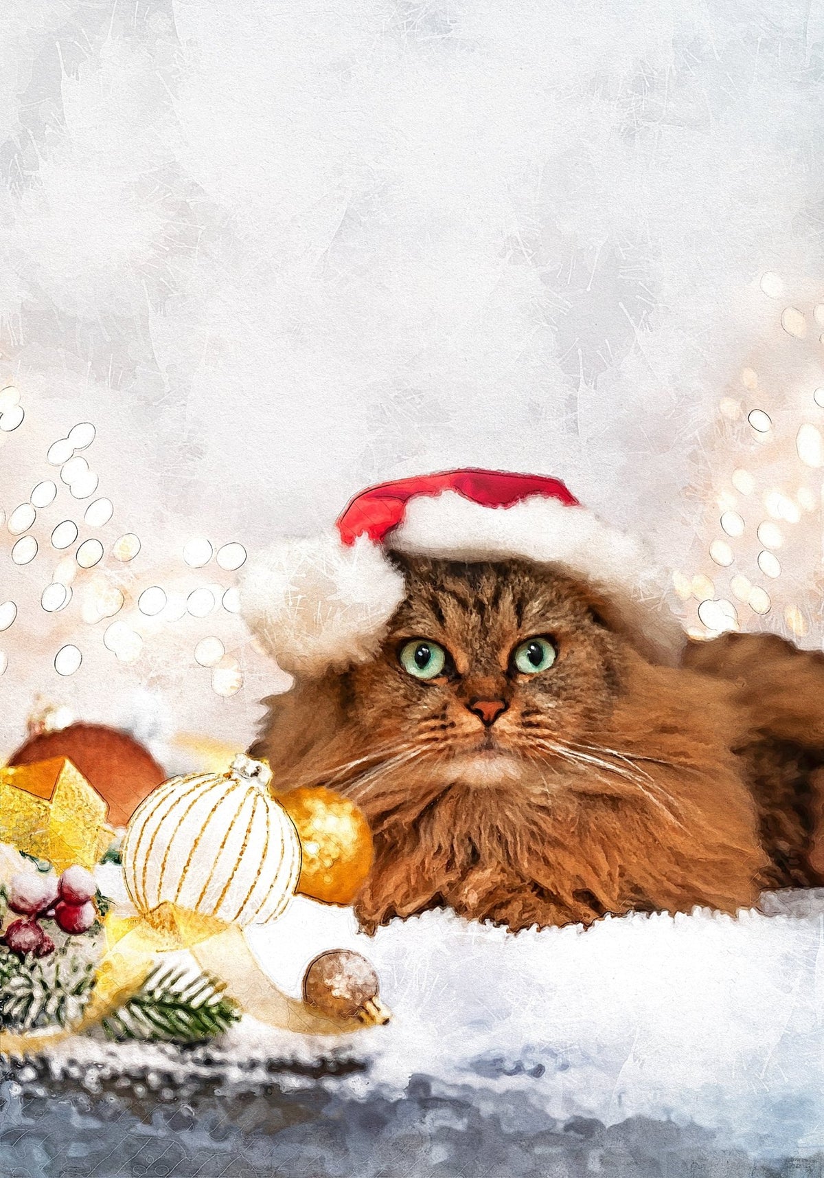 Коледен персонализиран портрет. Код: 36 - Artpawstudio
