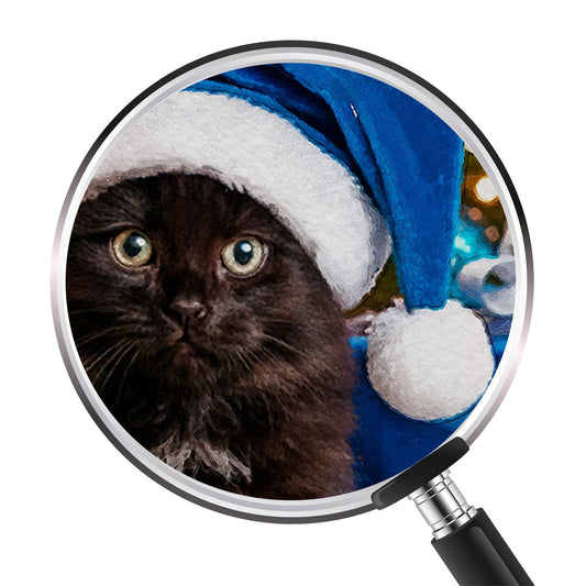 Коледен персонализиран портрет. Код: 40 - Artpawstudio