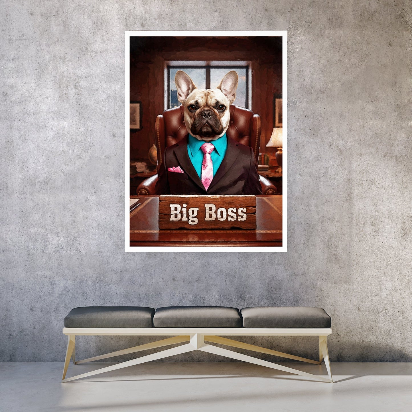 Персонализиран портрет Big boss. Код:15 - Artpawstudio