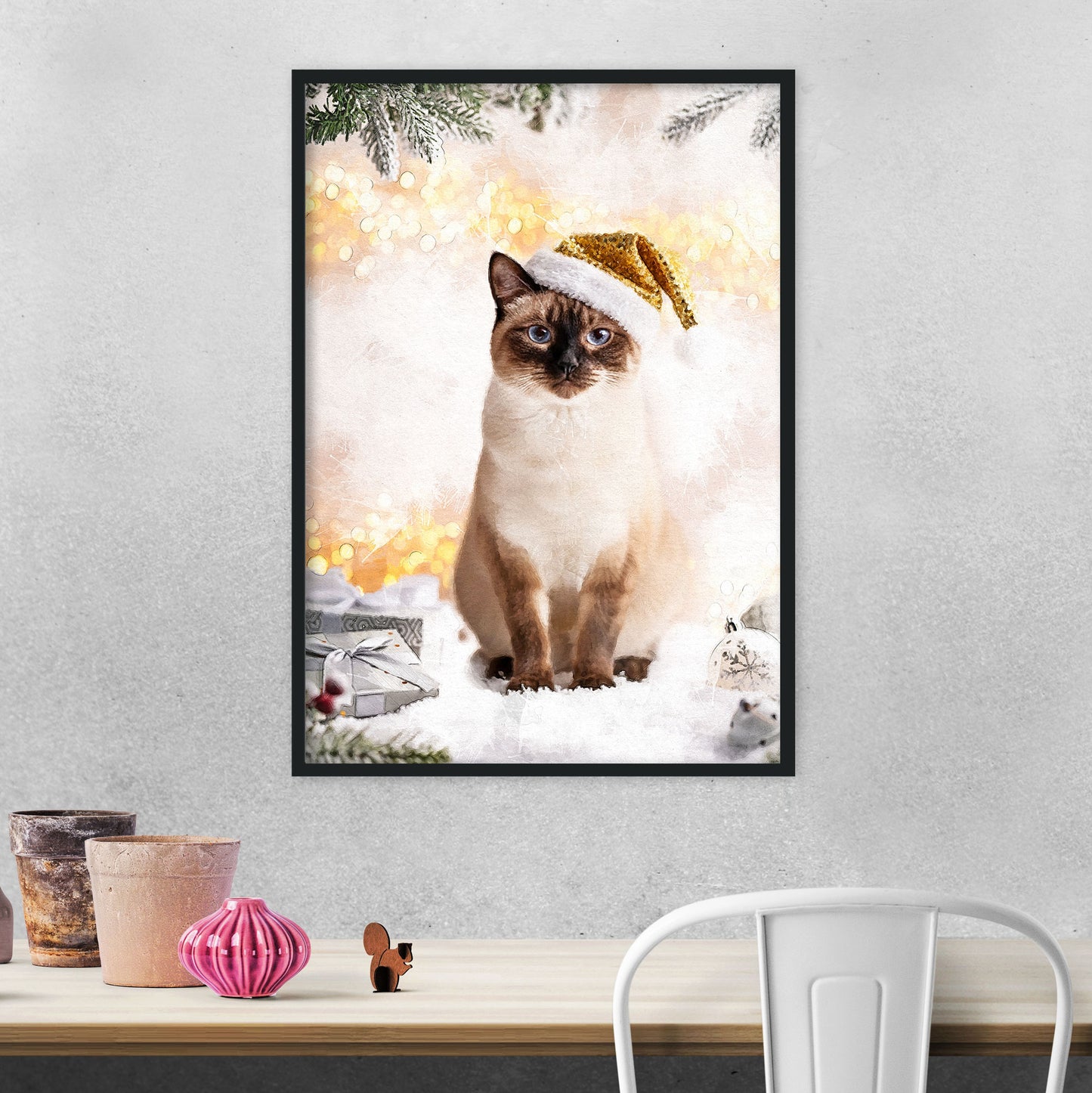 Коледен персонализиран портрет. Код:24