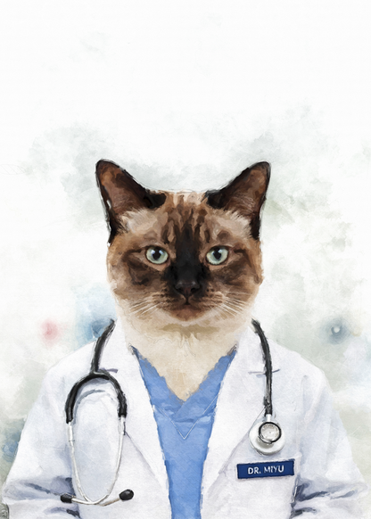 Персонализиран портрет доктор. Код:29