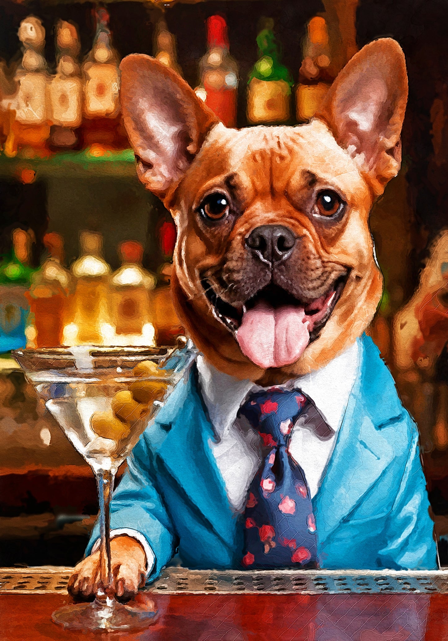 Персонализиран портрет "Аз съм на бар". Код:16