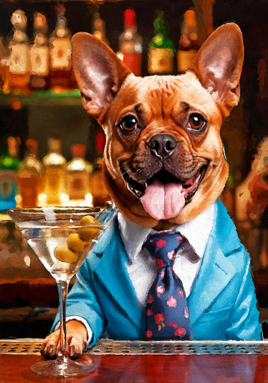 Персонализиран портрет "Аз съм на бар". Код:16