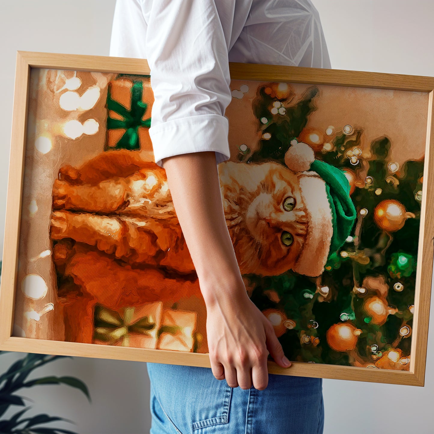 Коледен персонализиран портрет. Код:03