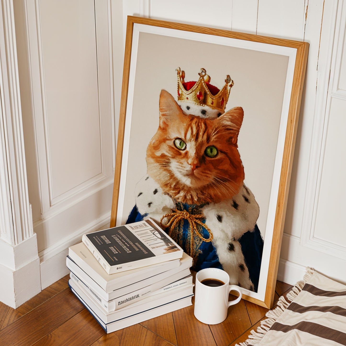 Кралски персонализиран портрет червен. Код:26