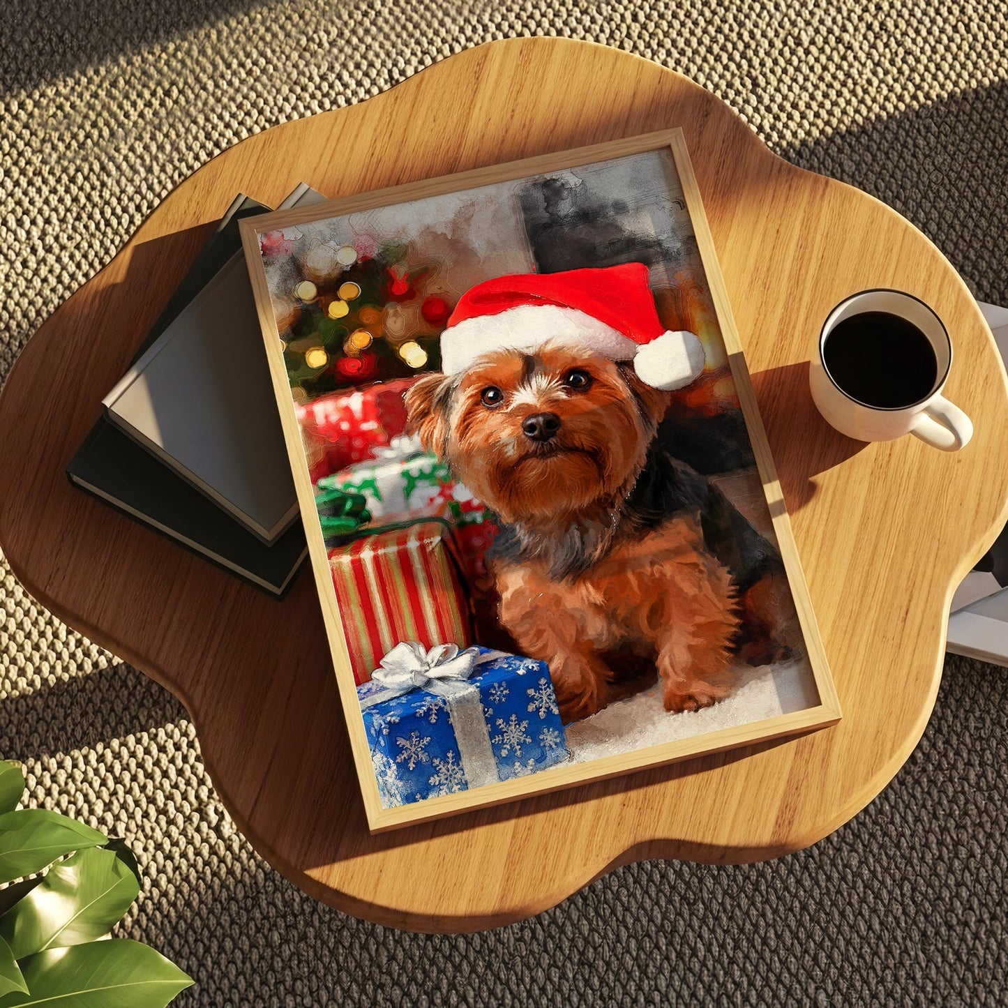 Коледен персонализиран портрет. Код: 02 - Artpawstudio