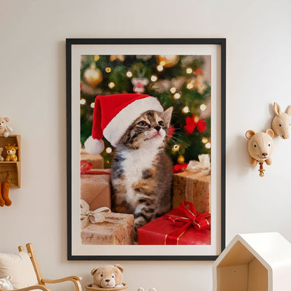 Коледен персонализиран портрет. Код: 04 - Artpawstudio