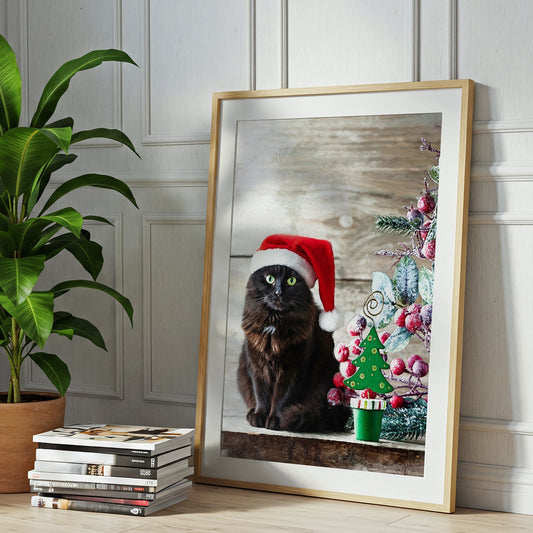 Коледен персонализиран портрет. Код: 25 - Artpawstudio