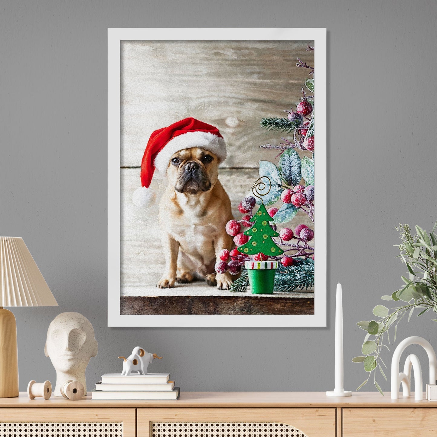 Коледен персонализиран портрет. Код: 25 - Artpawstudio