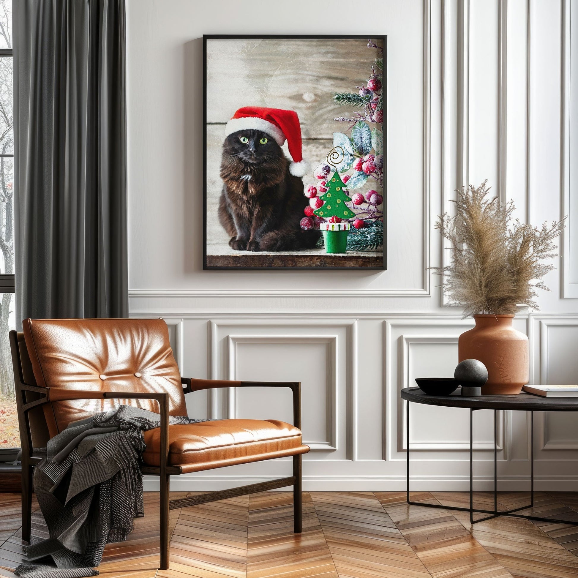 Коледен персонализиран портрет. Код: 25 - Artpawstudio