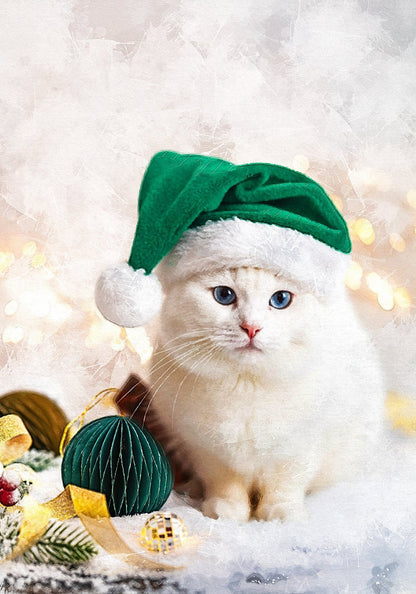 Коледен персонализиран портрет. Код: 35 - Artpawstudio