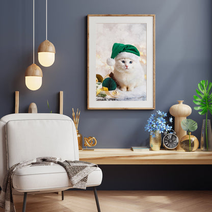 Коледен персонализиран портрет. Код: 35 - Artpawstudio