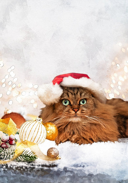 Коледен персонализиран портрет. Код: 36 - Artpawstudio