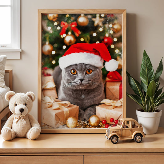 Коледен персонализиран портрет. Код: 38 - Artpawstudio