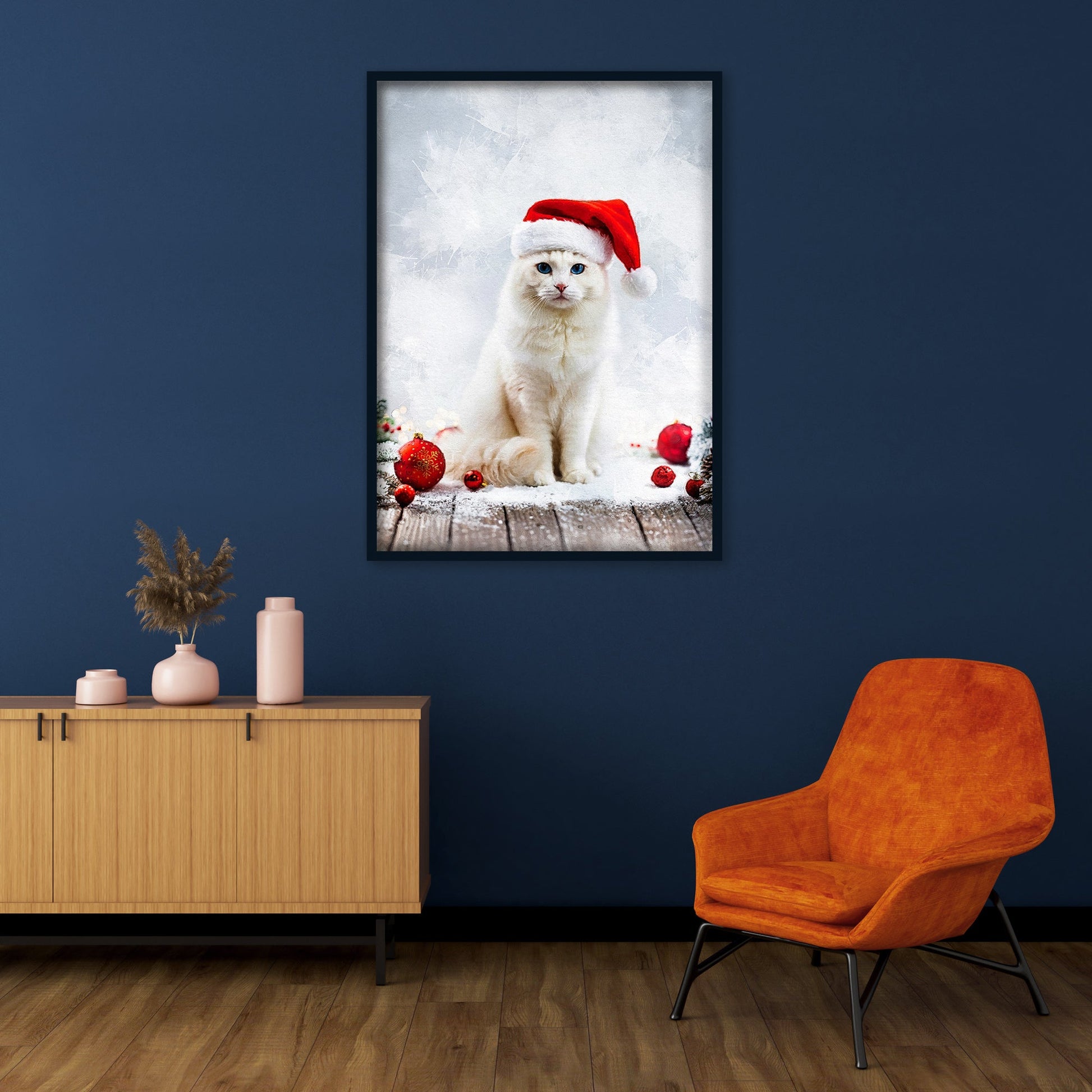 Коледен персонализиран портрет. Код: 39 - Artpawstudio