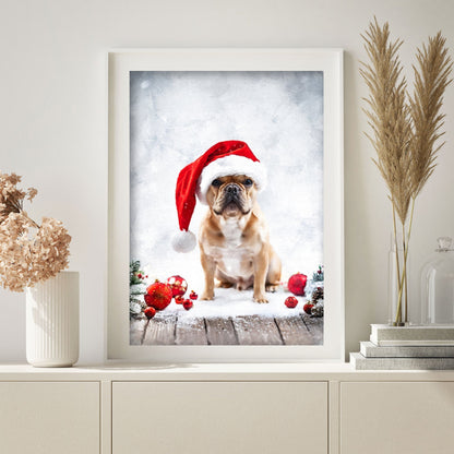 Коледен персонализиран портрет. Код: 39 - Artpawstudio