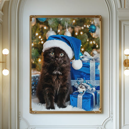 Коледен персонализиран портрет. Код: 40 - Artpawstudio