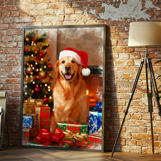 Коледен персонализиран портрет. Код: 41 - Artpawstudio