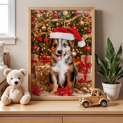 Коледен персонализиран портрет. Код: 42 - Artpawstudio