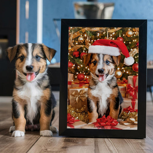 Коледен персонализиран портрет. Код: 42 - Artpawstudio