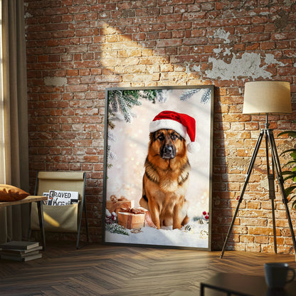 Коледен персонализиран портрет. Код: 43 - Artpawstudio