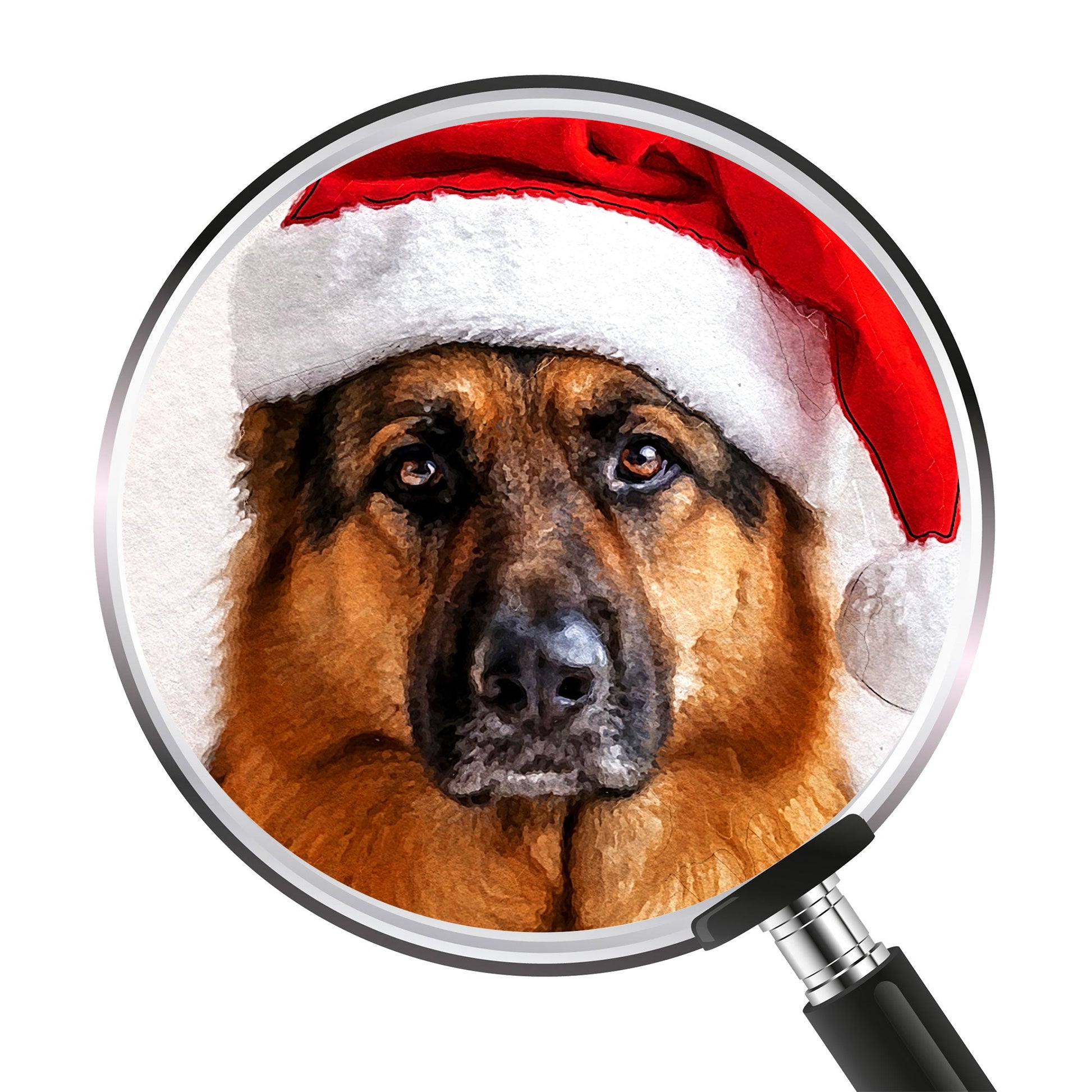 Коледен персонализиран портрет. Код: 43 - Artpawstudio