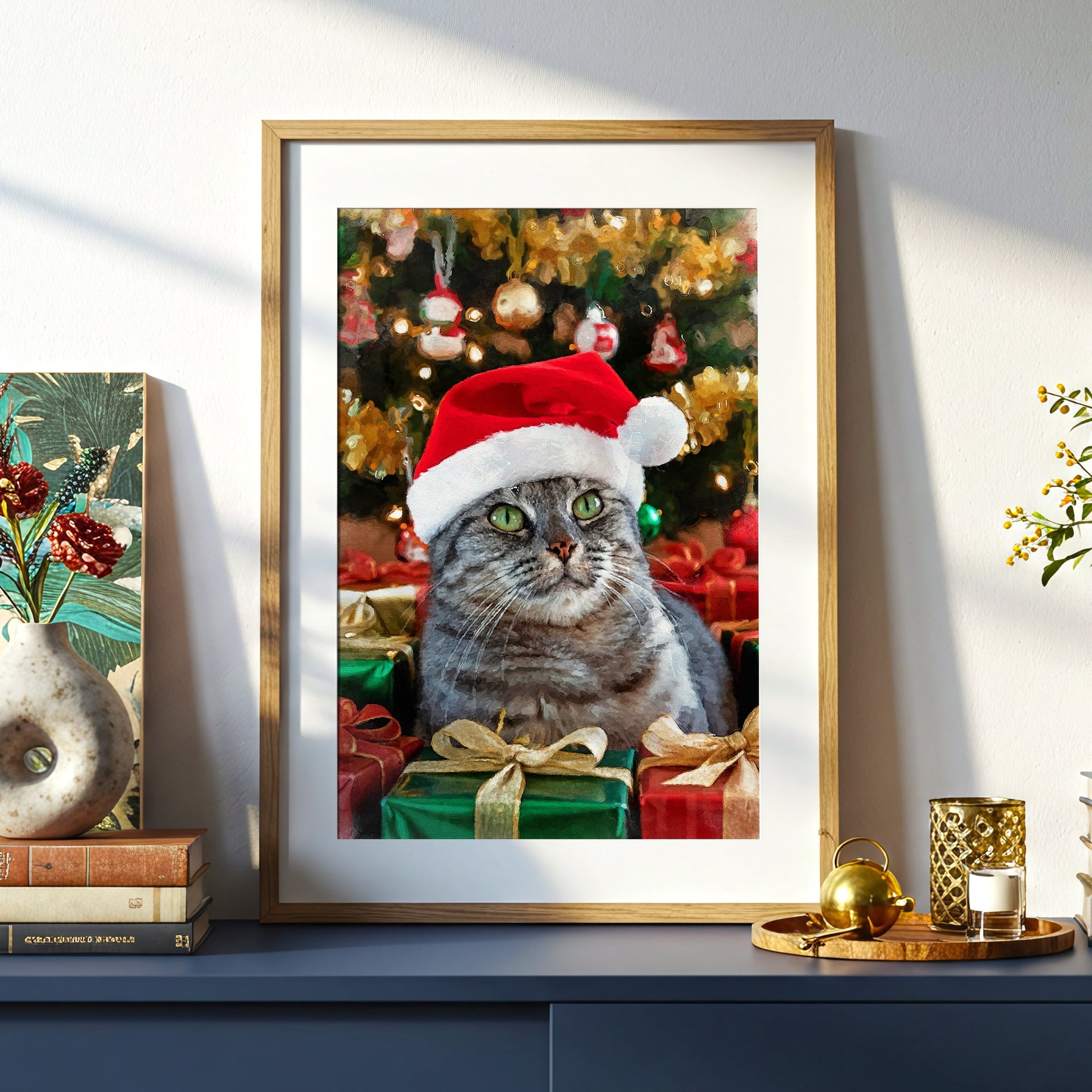 Коледен персонализиран портрет. Код: 45 - Artpawstudio