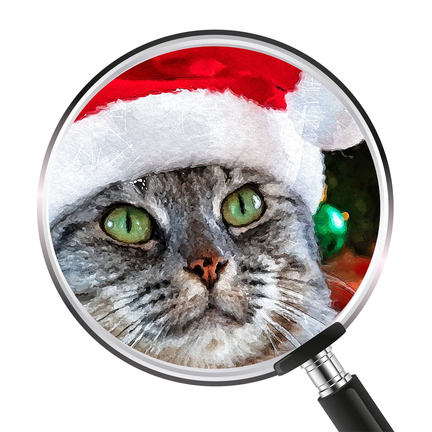 Коледен персонализиран портрет. Код: 45 - Artpawstudio