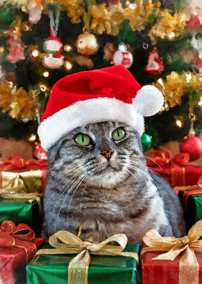 Коледен персонализиран портрет. Код: 45 - Artpawstudio