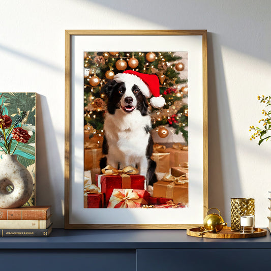 Коледен персонализиран портрет. Код: 47 - Artpawstudio