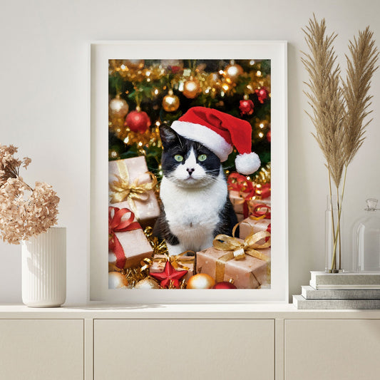 Коледен персонализиран портрет. Код: 48 - Artpawstudio