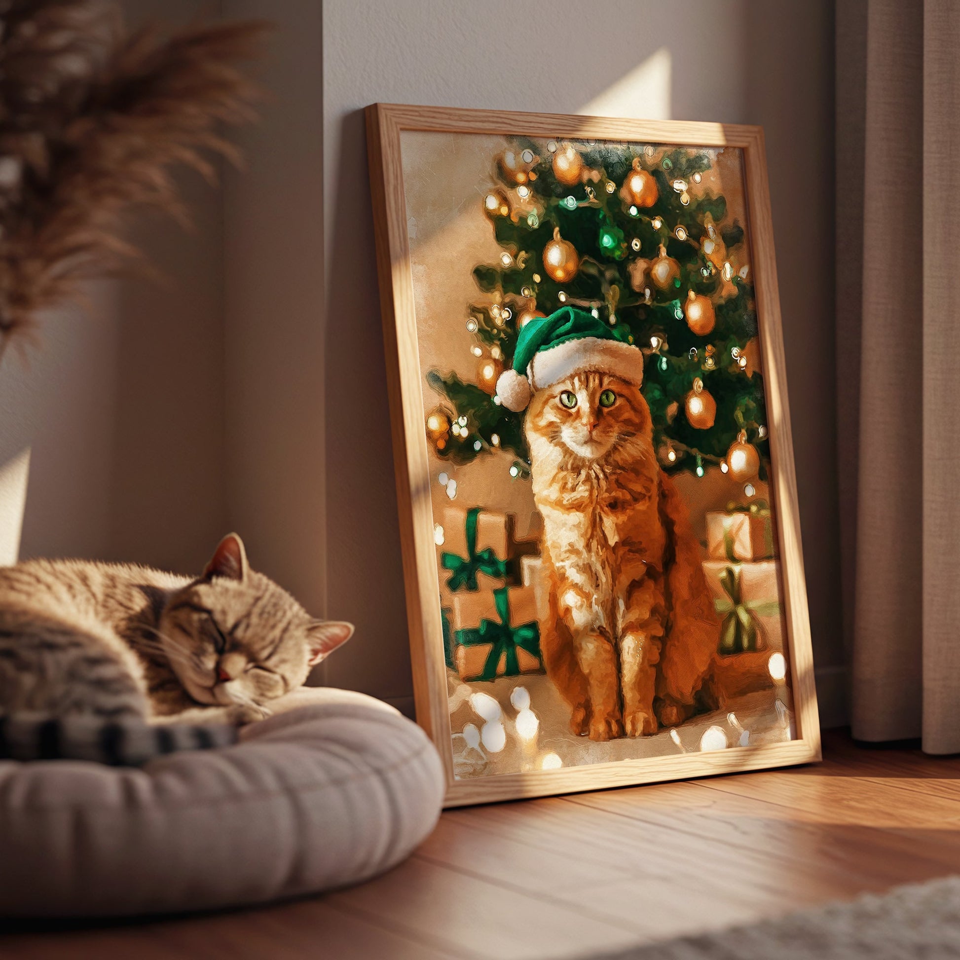 Коледен персонализиран портрет. Код:24 - Artpawstudio