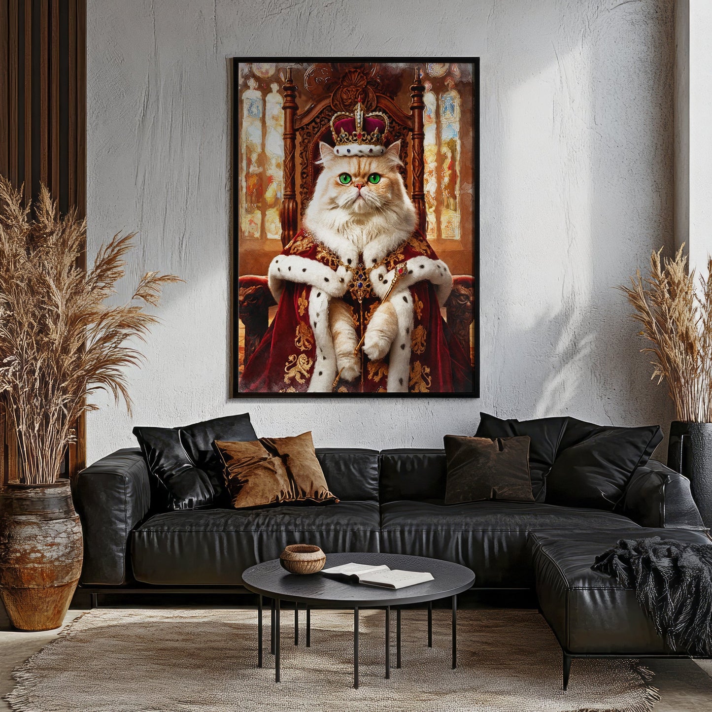 Кралски персонализиран портрет червен. Код: 60 - Artpawstudio