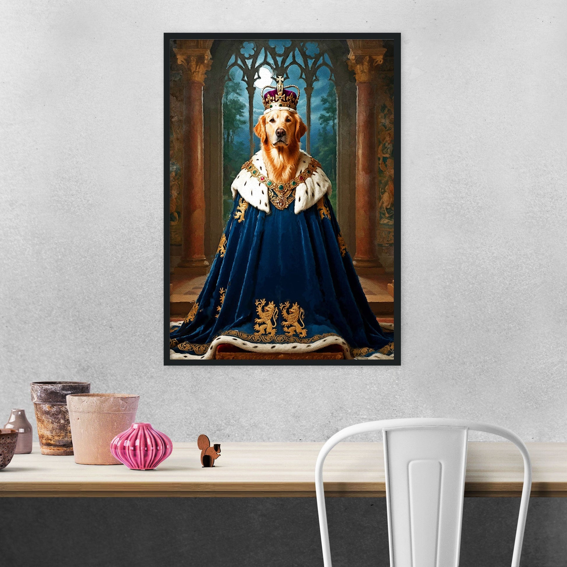 Кралски персонализиран портрет син. Код: 12 - Artpawstudio