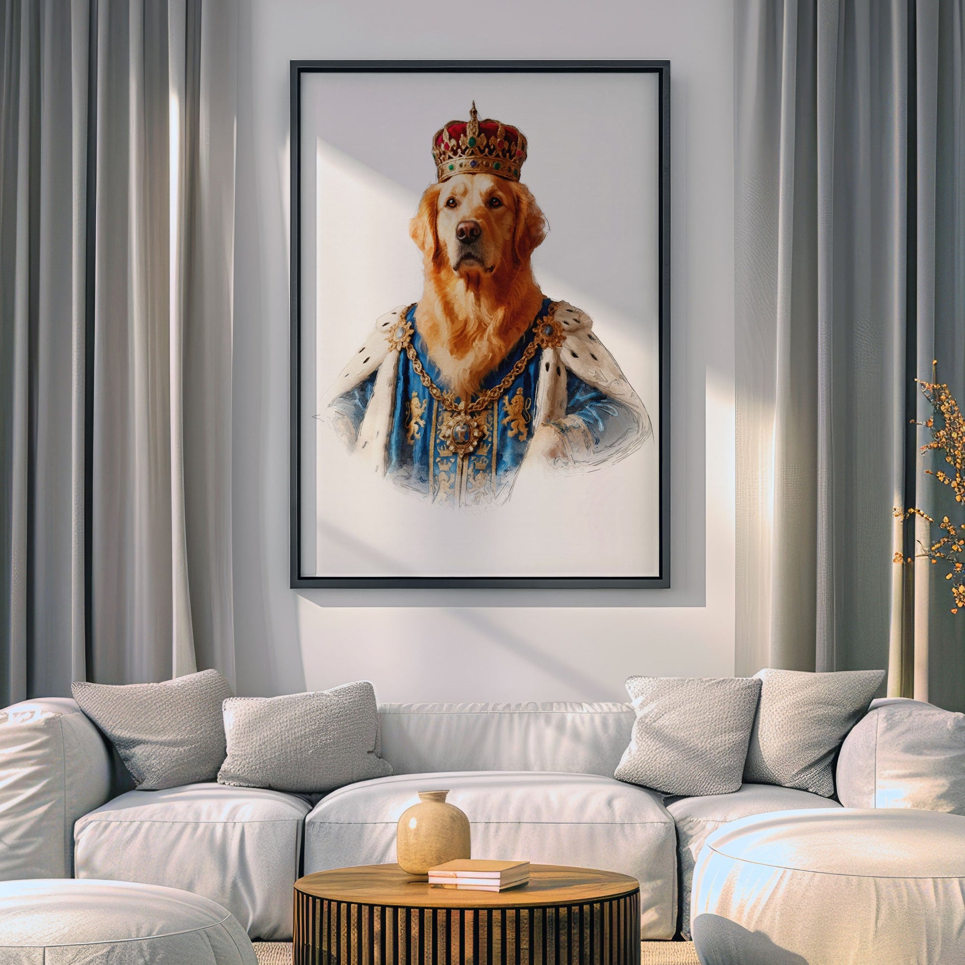 Кралски персонализиран портрет син. Код: 66 - Artpawstudio