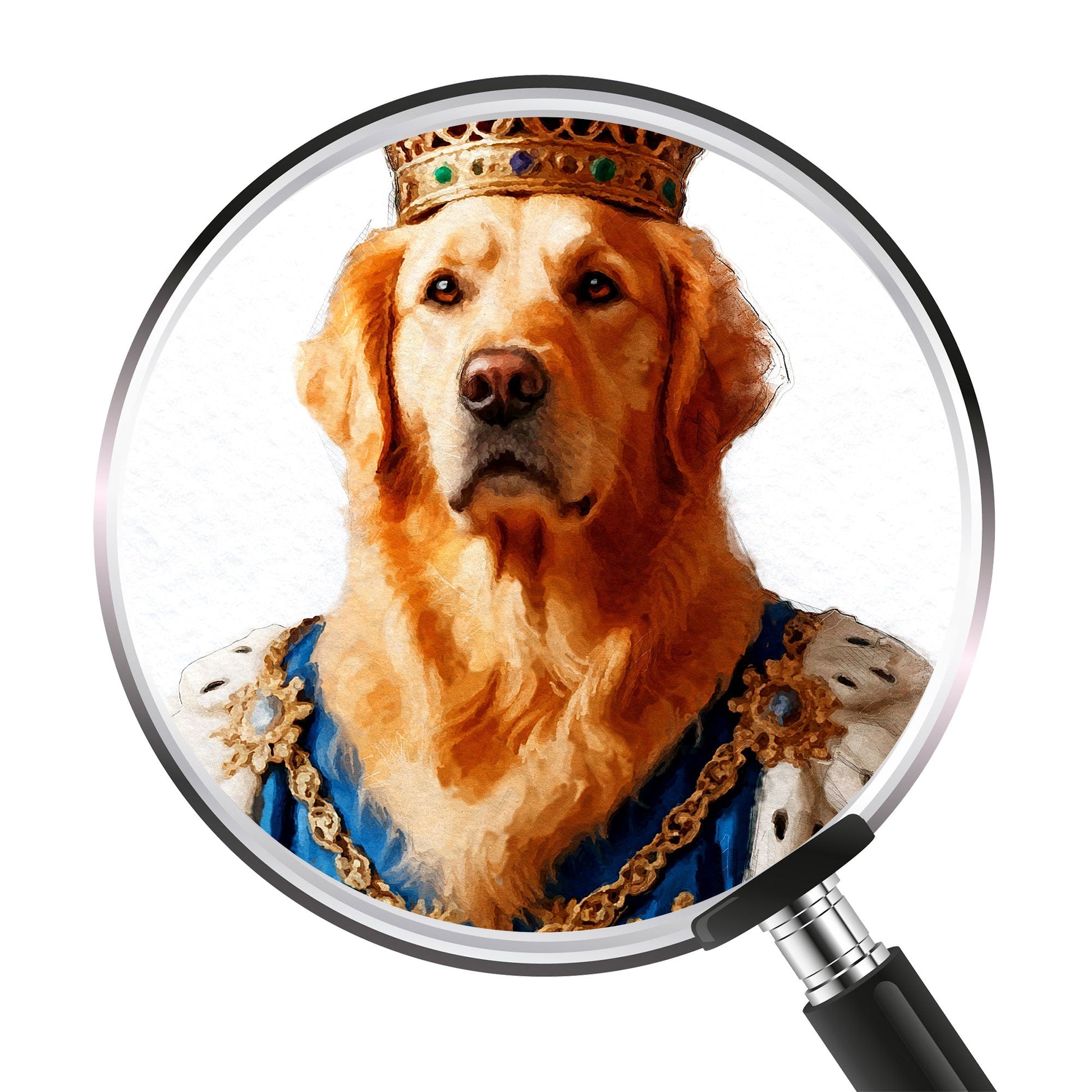 Кралски персонализиран портрет син. Код: 66 - Artpawstudio