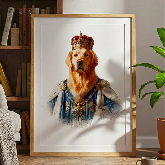Кралски персонализиран портрет син. Код: 66 - Artpawstudio
