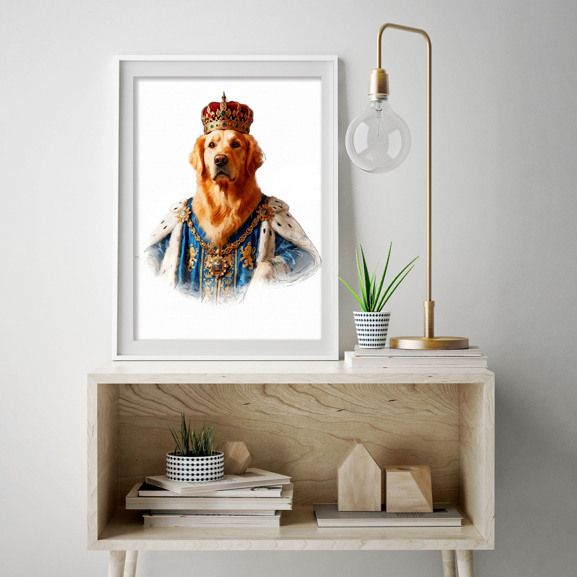 Кралски персонализиран портрет син. Код: 66 - Artpawstudio