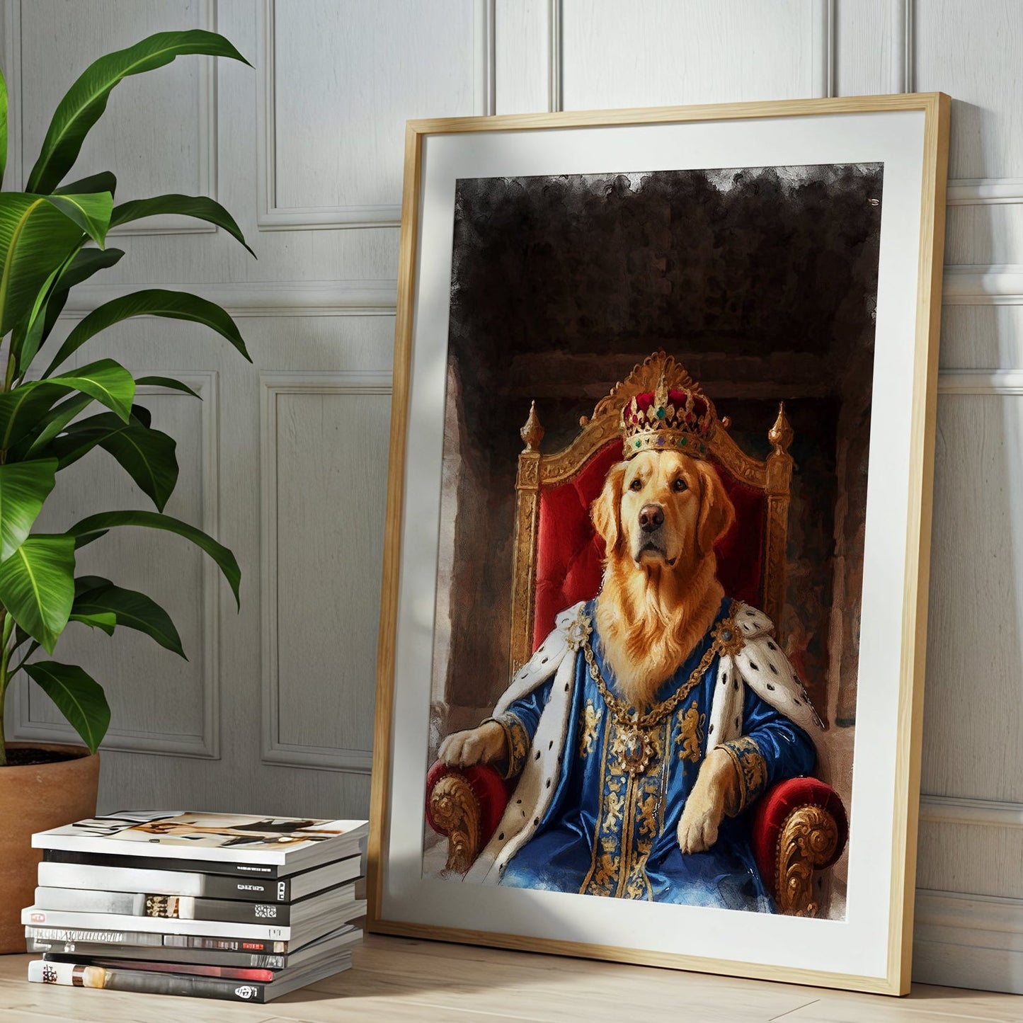 Кралски персонализиран портрет син. Код:11 - Artpawstudio