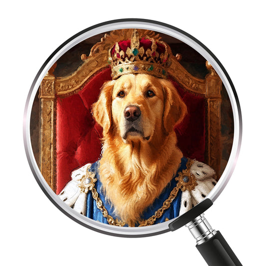 Кралски персонализиран портрет син. Код:11 - Artpawstudio