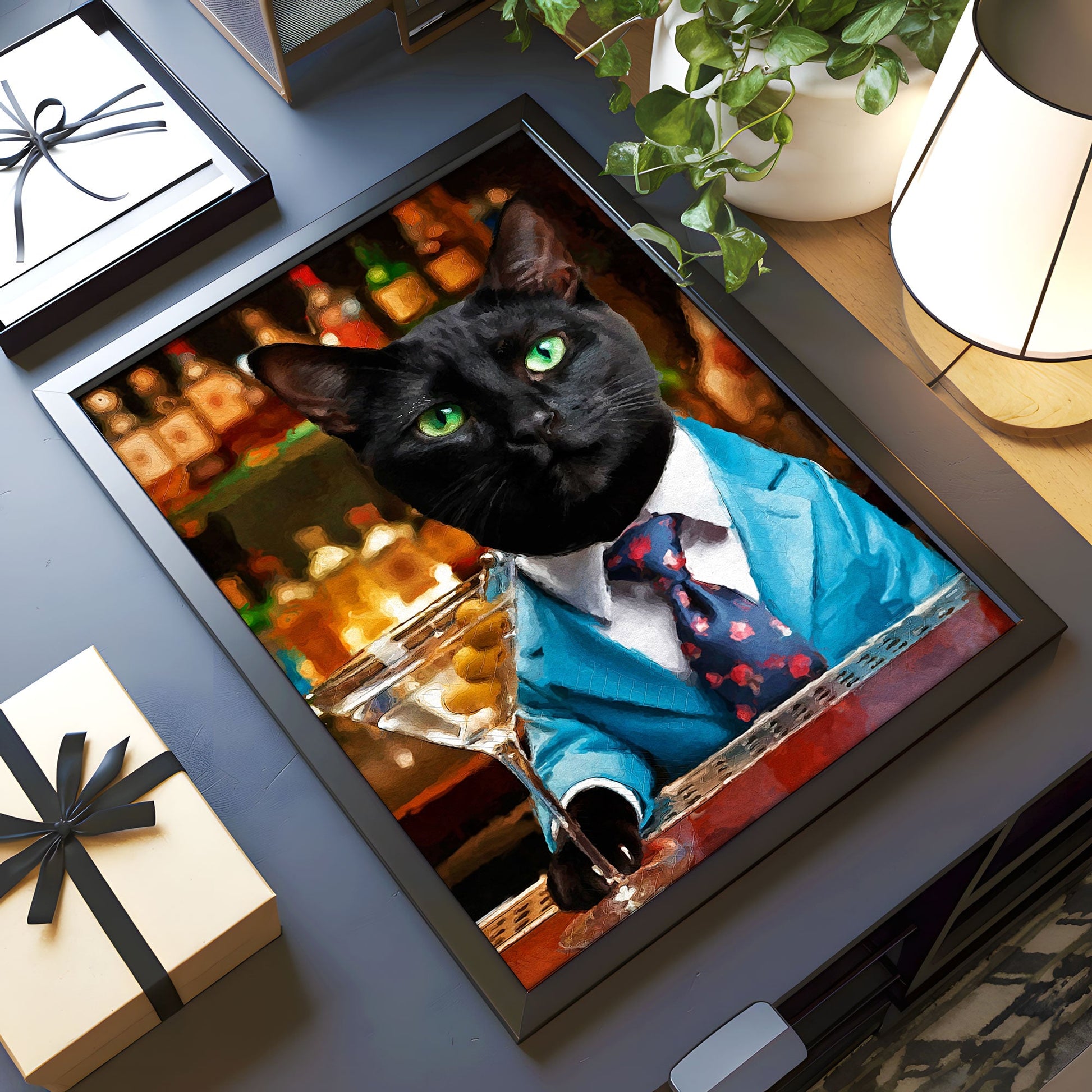 Персонализиран портрет "Аз съм на бар". Код: 16 - Artpawstudio