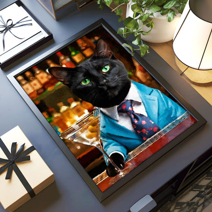 Персонализиран портрет "Аз съм на бар". Код: 16 - Artpawstudio