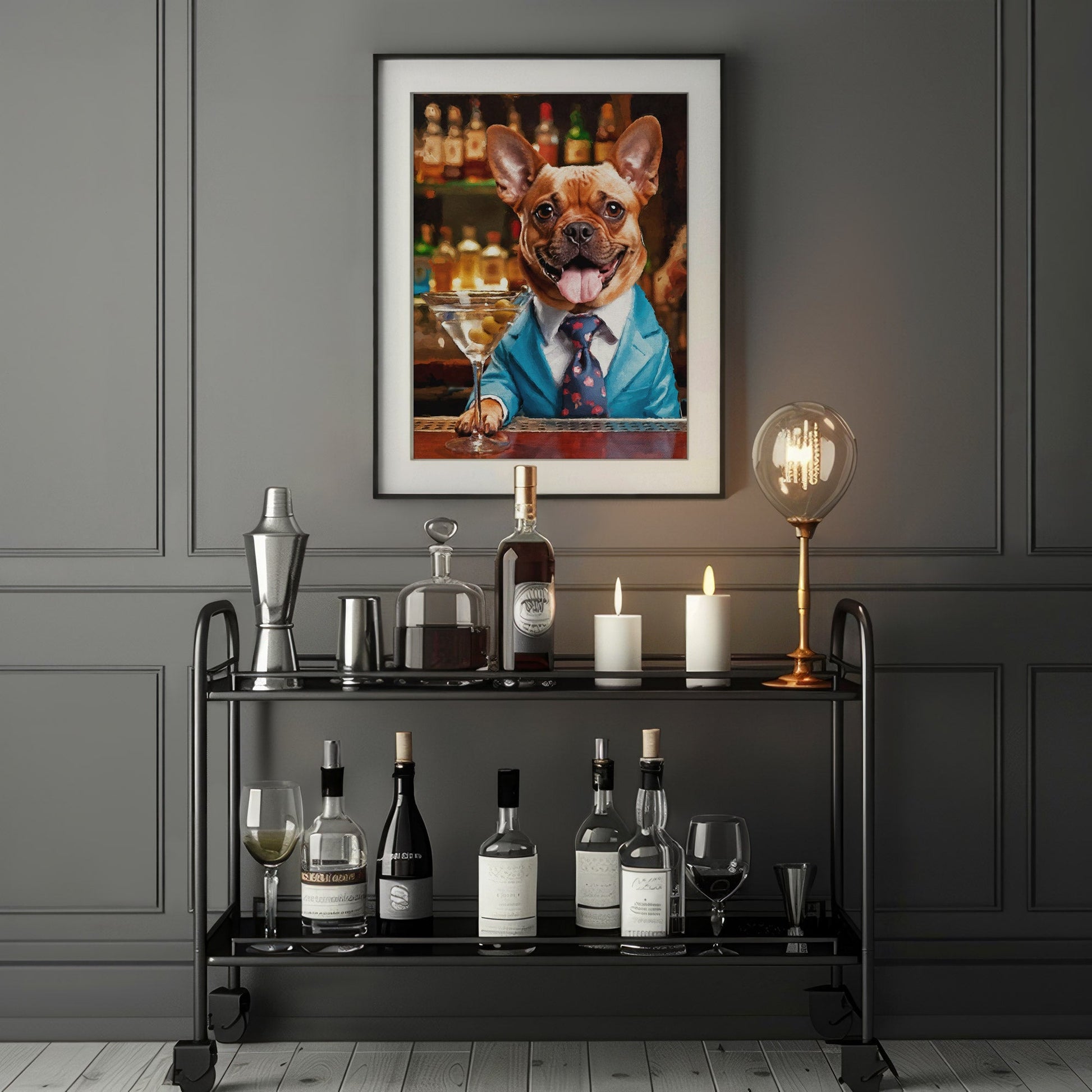 Персонализиран портрет "Аз съм на бар". Код: 16 - Artpawstudio