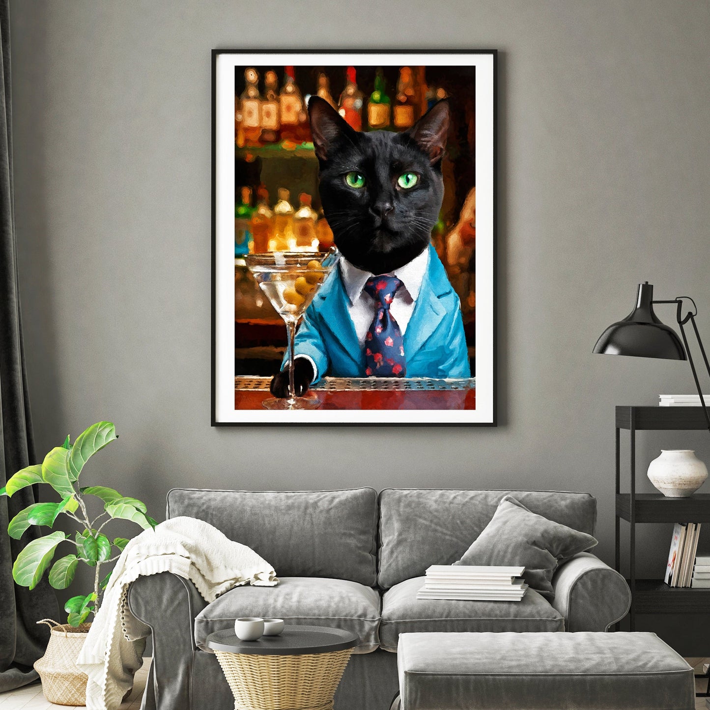 Персонализиран портрет "Аз съм на бар". Код: 16 - Artpawstudio