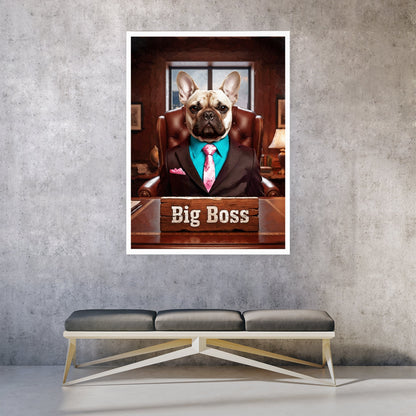 Персонализиран портрет Big boss. Код:15 - Artpawstudio