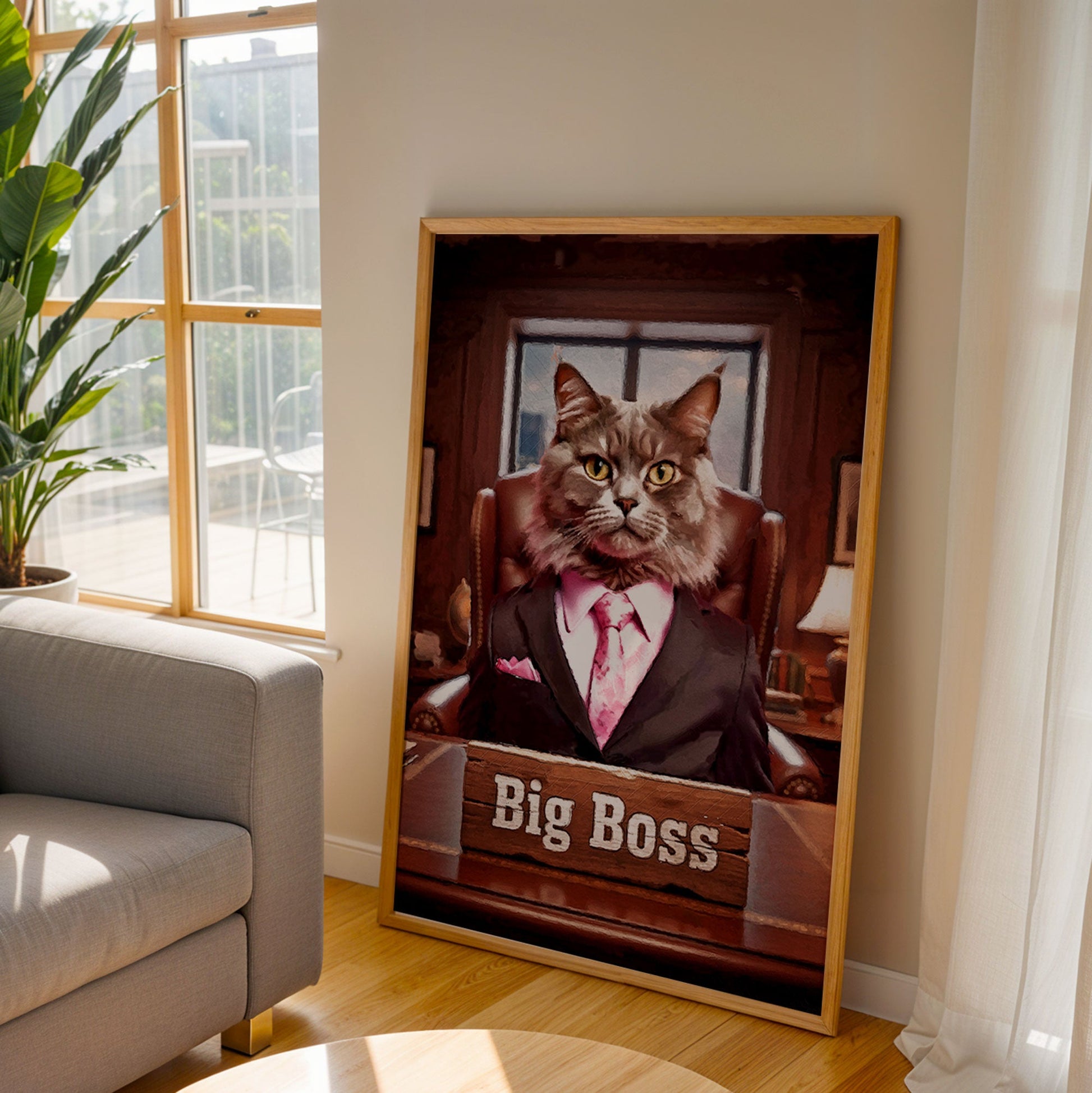 Персонализиран портрет Big boss. Код:15 - Artpawstudio