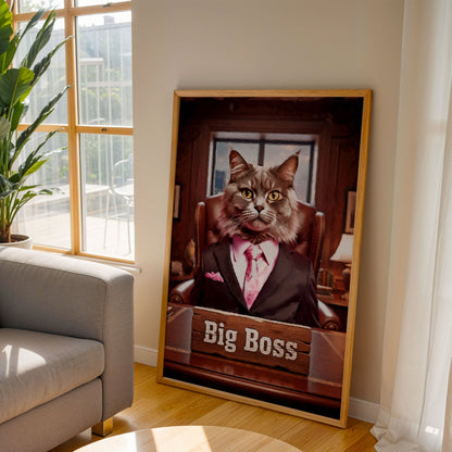 Персонализиран портрет Big boss. Код:15 - Artpawstudio