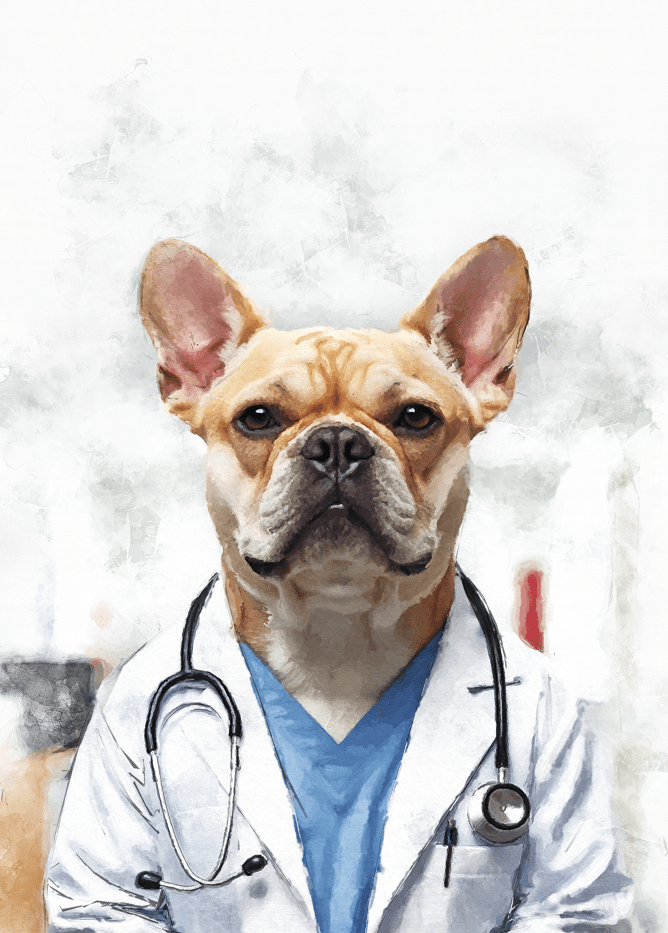 Персонализиран портрет доктор. Код:29 - Artpawstudio